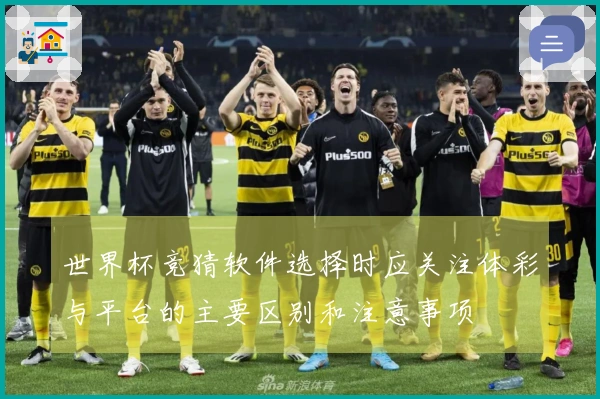 世界杯竞猜软件选择时应关注体彩与平台的主要区别和注意事项